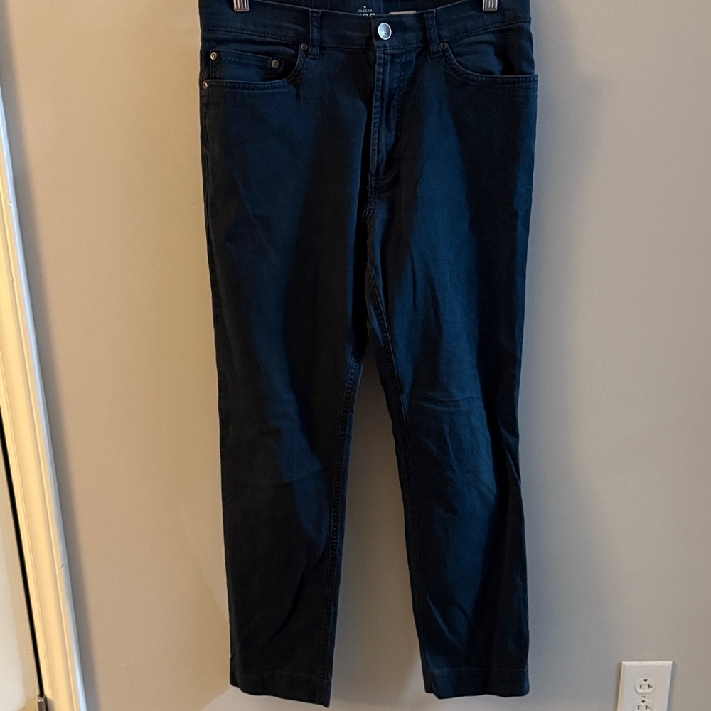 Haggar Men's Straight Jeans in Black